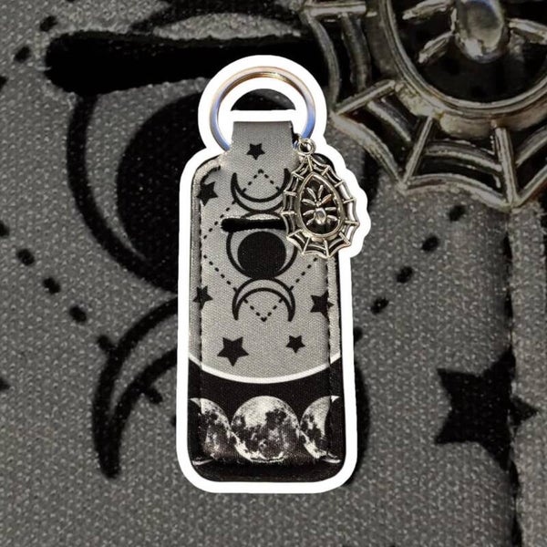 Triple Moon Lip Balm Keychain
