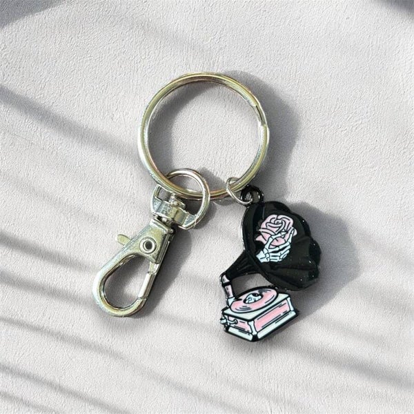 Record Player Keychain