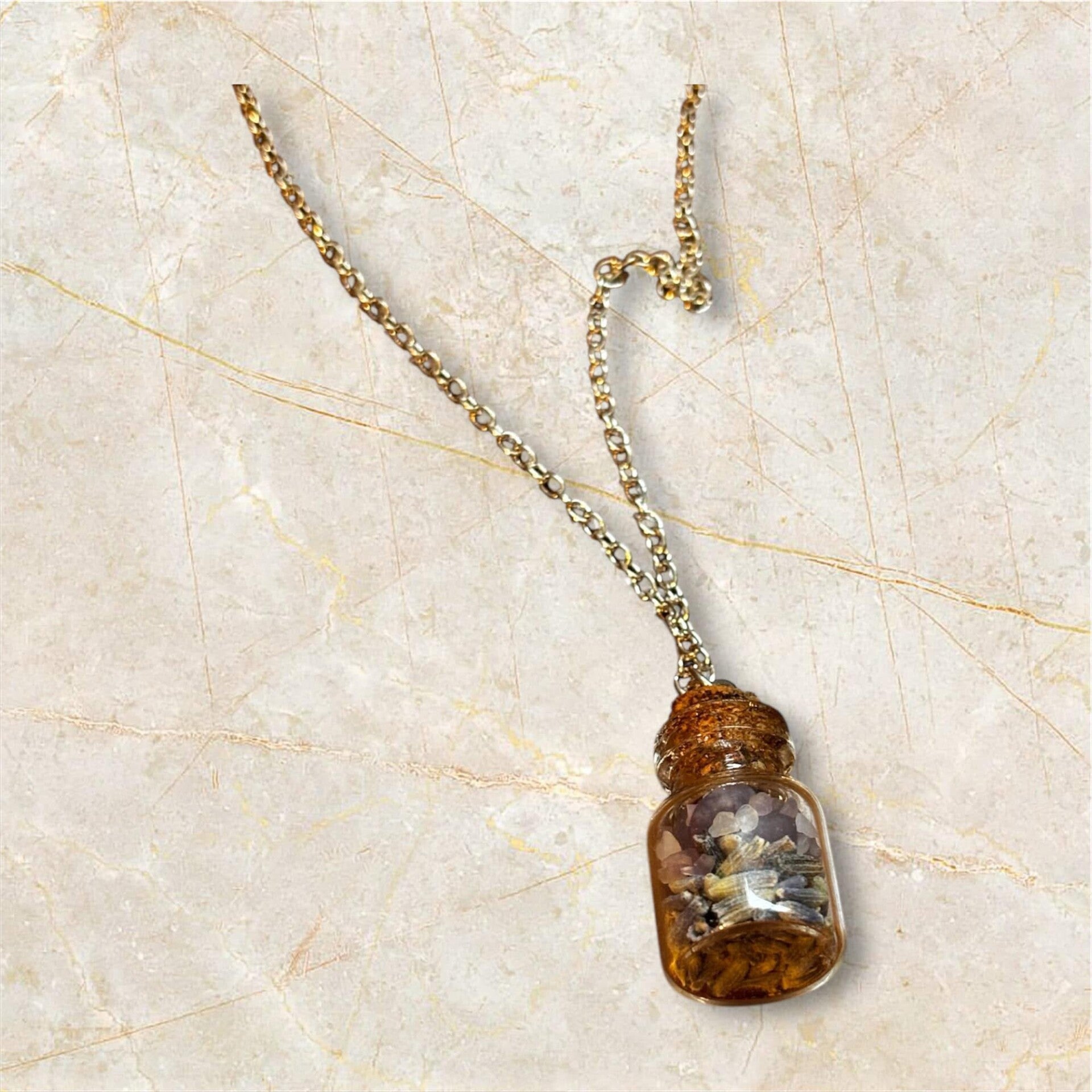 Amethyst and Lavender Necklace