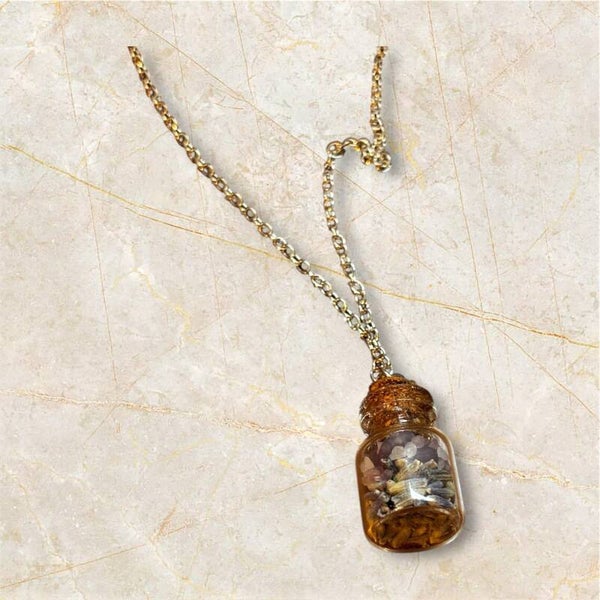Amethyst and Lavender Necklace