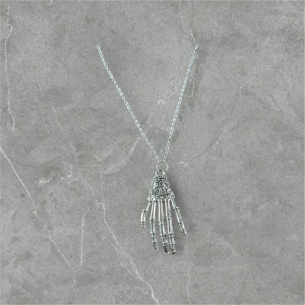 Skeleton Hand Necklace
