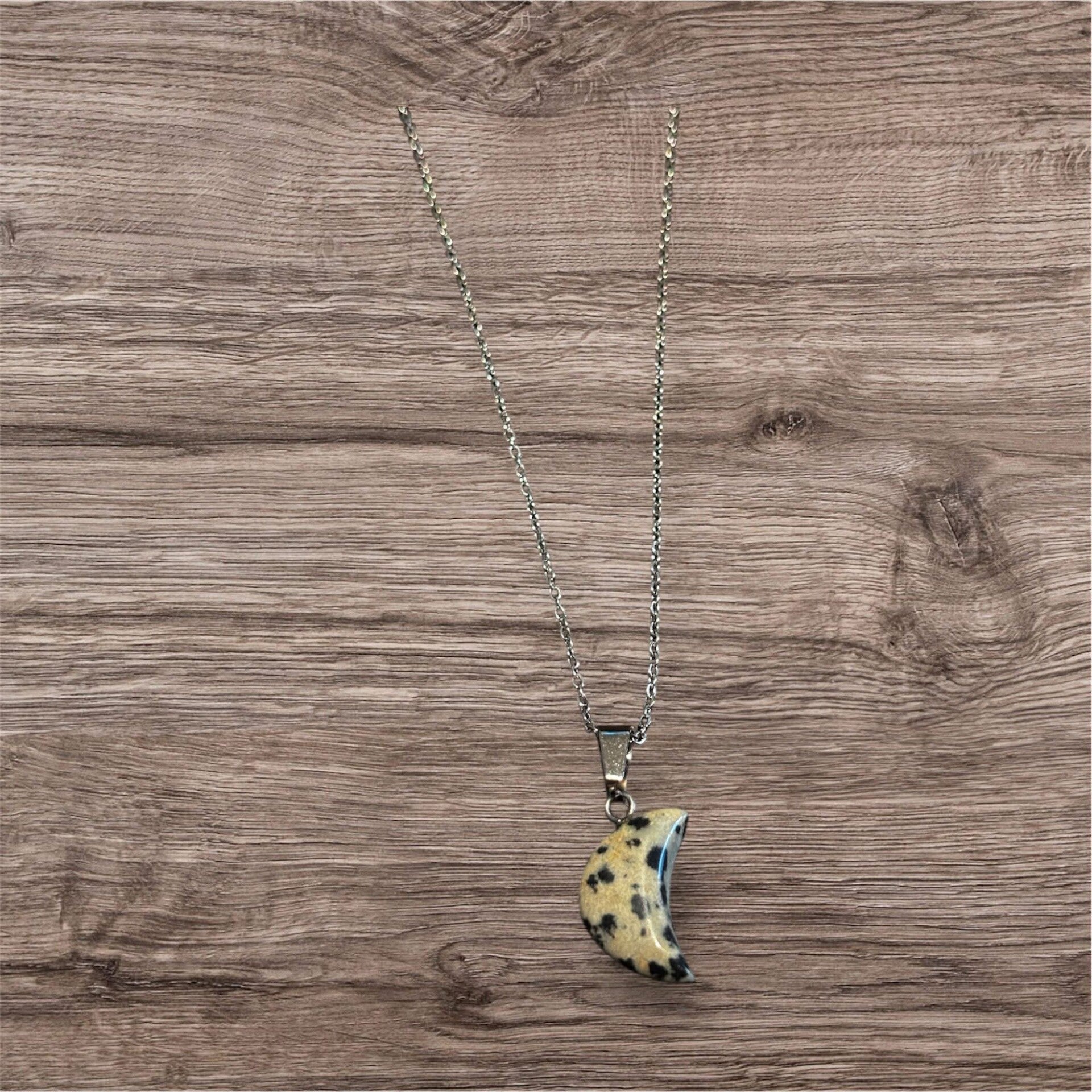 Dalmatian Stone Necklace