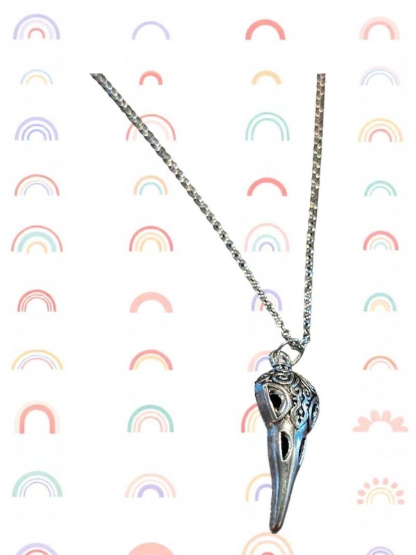 Crow Skull Necklace