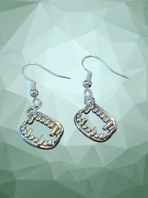Vampire Teeth Earrings