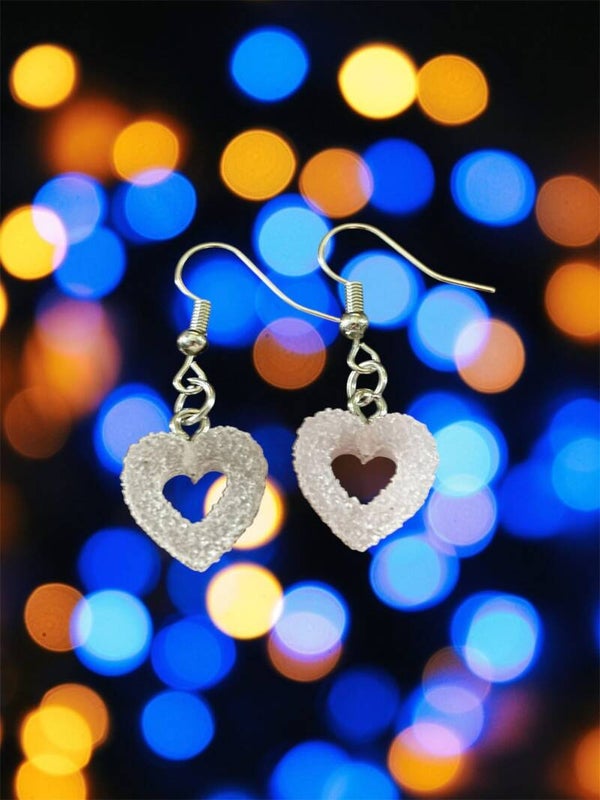 Sour Gummy Heart Earrings