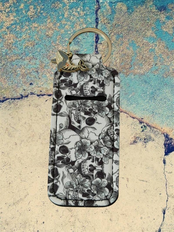 Skull Lip Balm Keychain