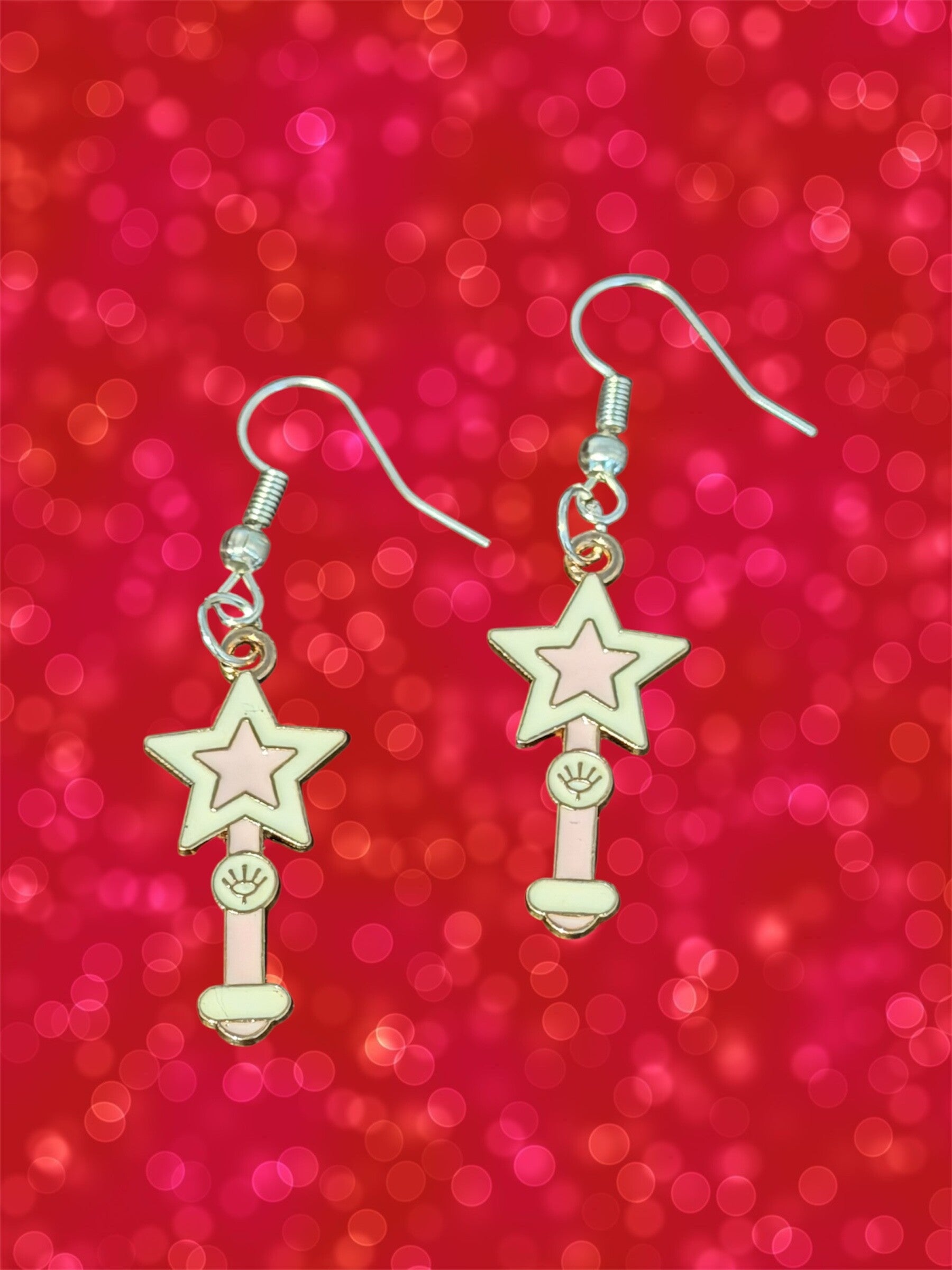 Pink Wand Earrings