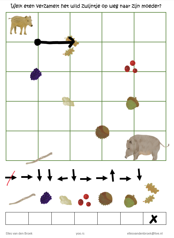middenbouw raster kaartlezen slimme bosdieren