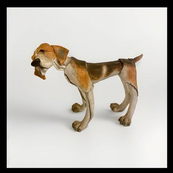 A Breed Apart Mutts Crafty Foxhound Figurine By Country Artists