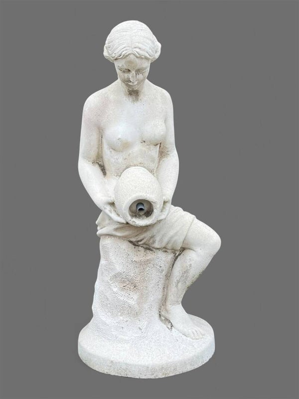 Vijver sproeier / Tuinbeeld Waternimph - 95cm hoog