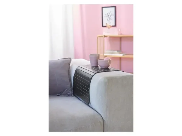 Dienblad voor Armleuning - Bamboe en Zwart