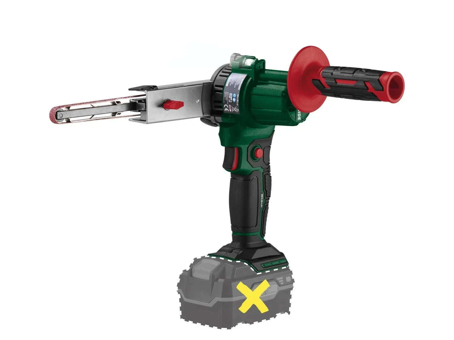 Accu - Bandvijl - 20V - Zonder accu