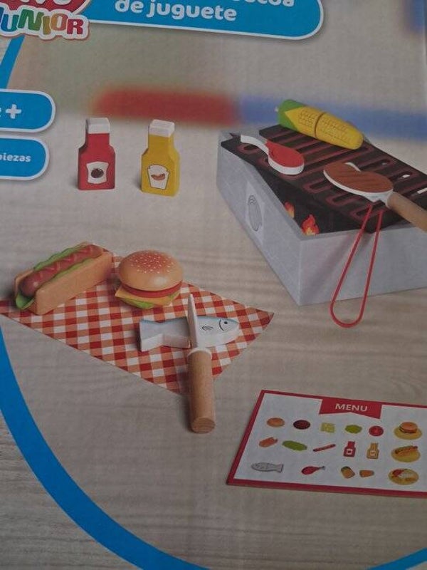 Barbecue speelgoed set - BBQ - Hout speelgoed
