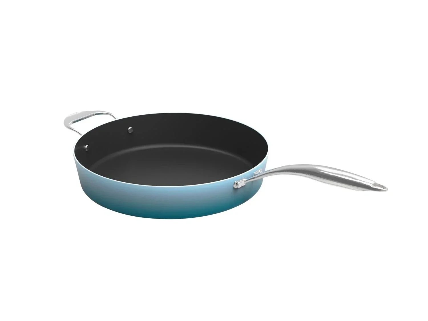 Blauwe Koekenpan - Aluminium - 28 cm