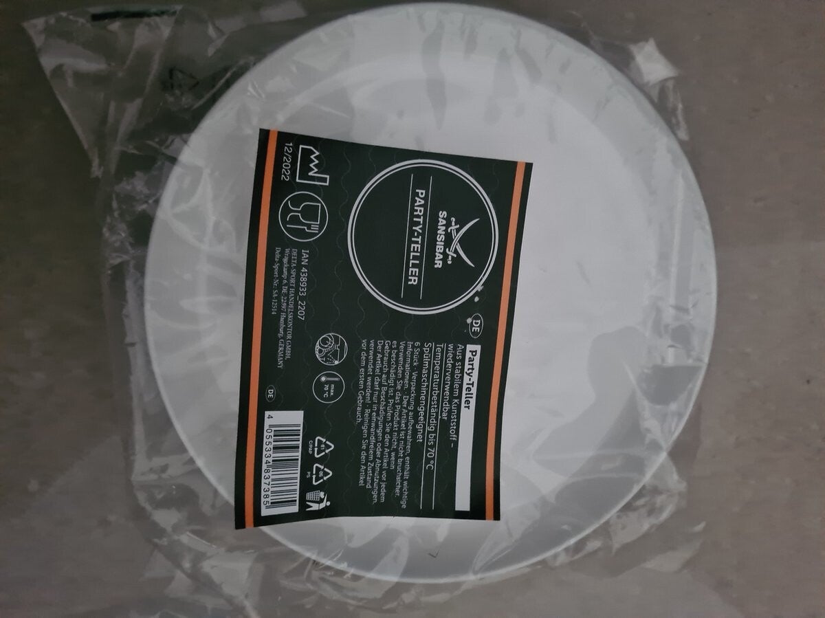 Party Borden - Herbruikbaar - 6 Stuks