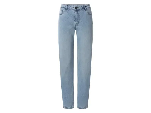Dames Jeans -  Spijkerbroek - Straight fit - Maat 46 - Licht blauw