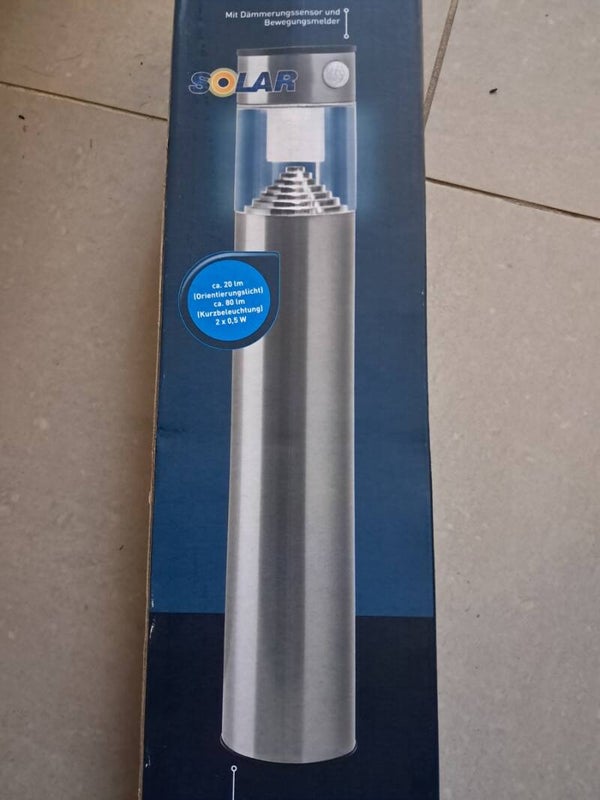 Buitenlamp op Zonne-energie - met schemersensor en bewegingsdetector