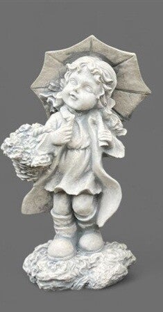 Tuinbeeld klein meisje +/- 30 cm