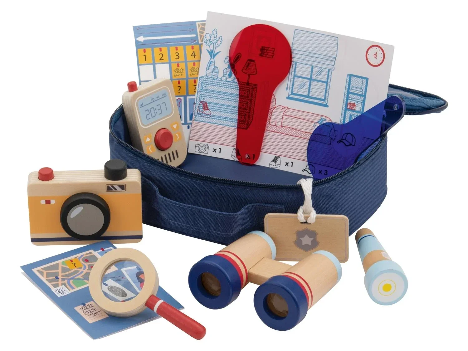 Detective set - Hout  speelgoed