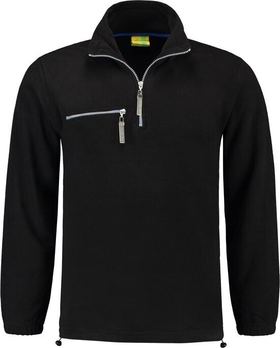 Lemon&Soda Fleece Sweater Zwart - maat XXL