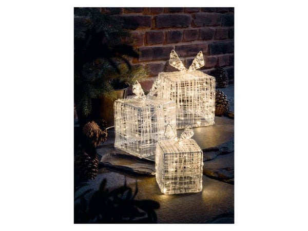 Decoratieve LED-Geschenkset 3-delig