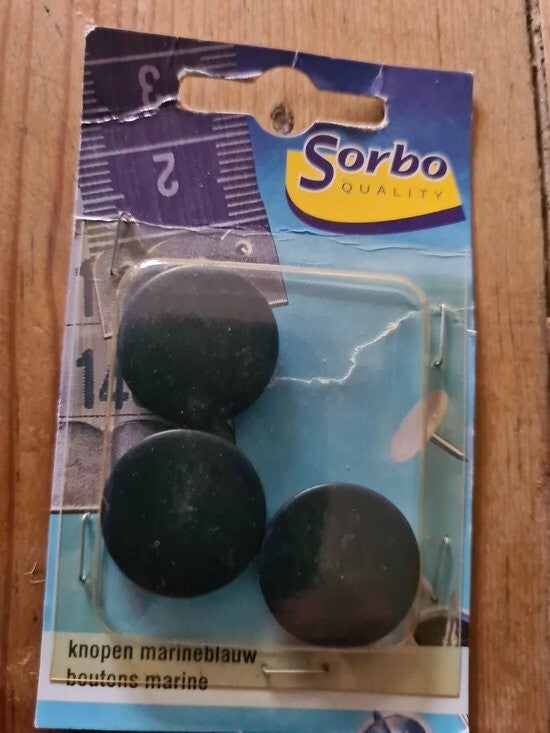 Sorbo 3 knopen - Marineblauw