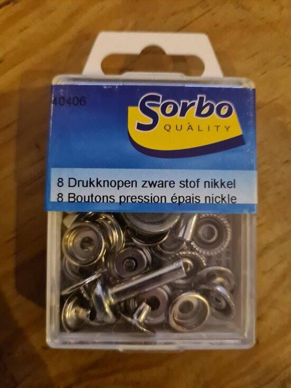 Sorbo Drukknopen - 8 Stuks