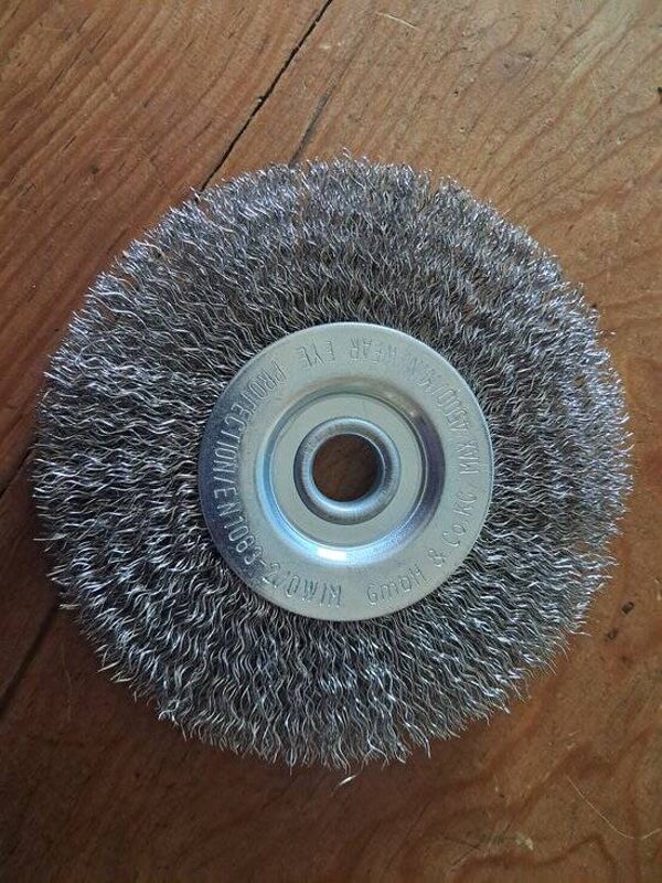 Onkruidborstel metalen voegenborstel