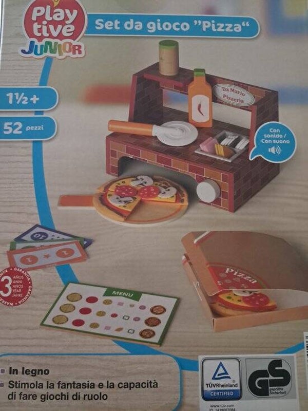 Pizza speelset - Hout speelgoed