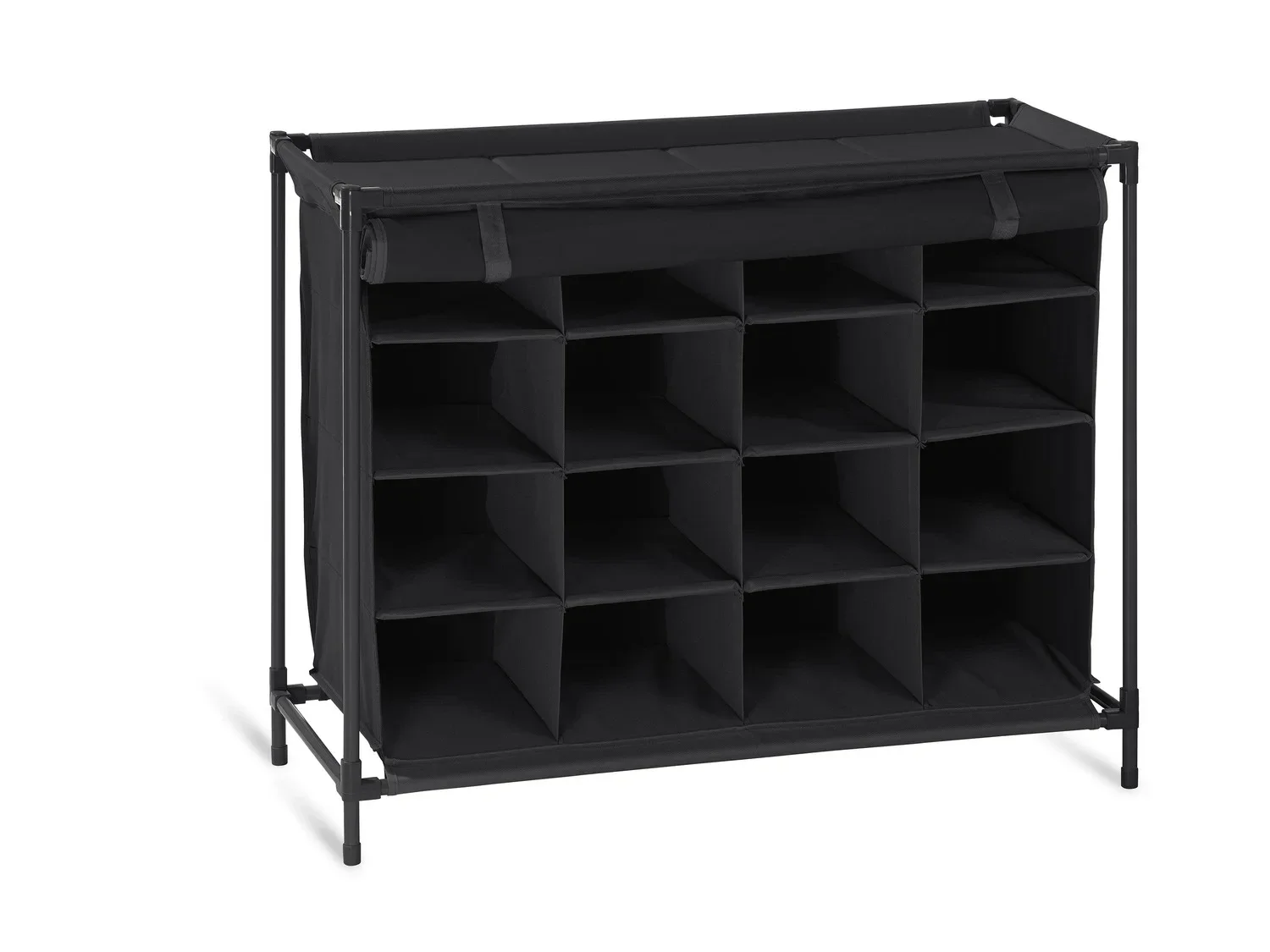 Schoenenkast - Zwart - voor 16 paar