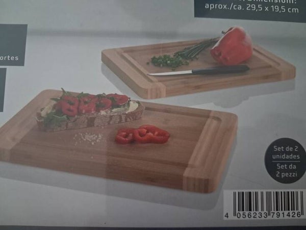Snijplanken set van 2 - 29.5 x 19.5 cm