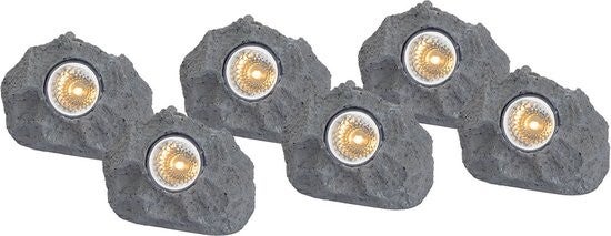 Tuinlampen - Led Solar - 6-delig