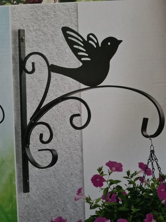 Decoratieve wandhanger - 28x30cm - Vogel