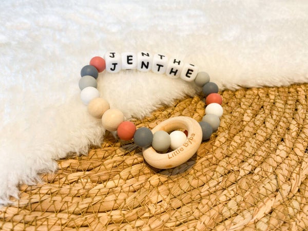 BIJTRING MET NAAM | MAROON