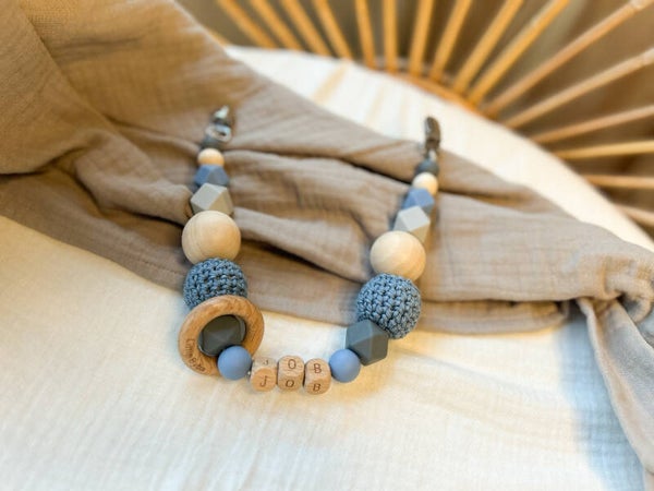 WAGENSPANNER MET NAAM | DENIM BLUE