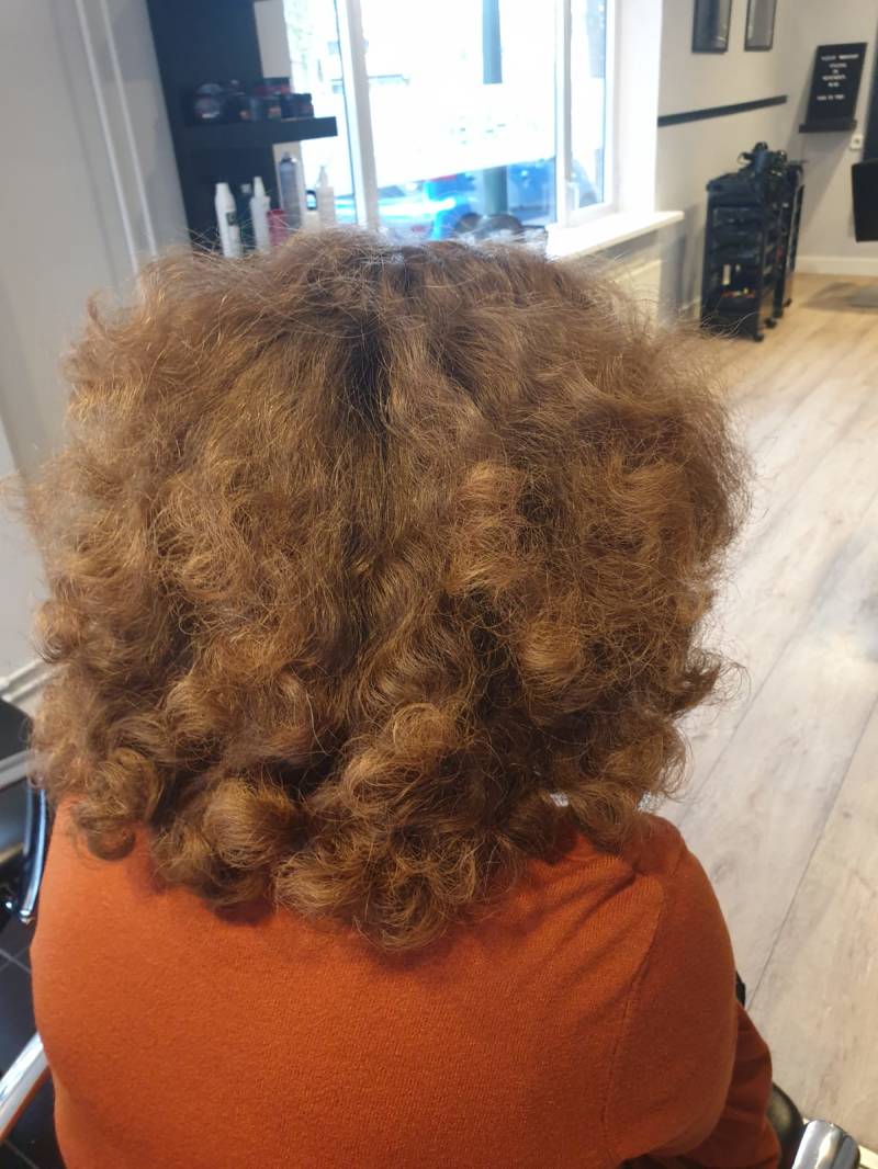 krullen knippen voor