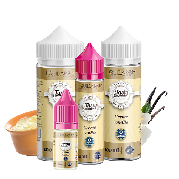 LIQUIDAROM TASTY - ELIQUIDE 50 ML- Crème vanille