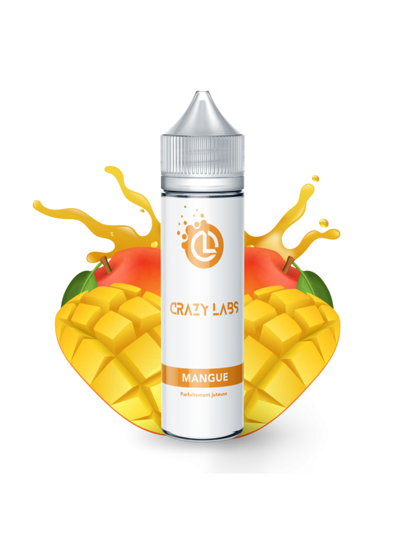 CRAZY LABS - ELIQUIDE 50 ML- Mangue