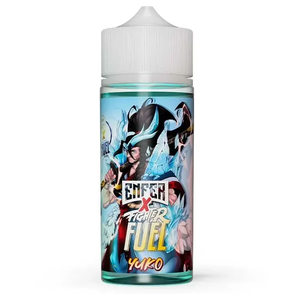 FIGHTER FUEL x ENFER / TOSHIMURA - ELIQUIDE 100 ML- Fraise Cassis Ultra Frais