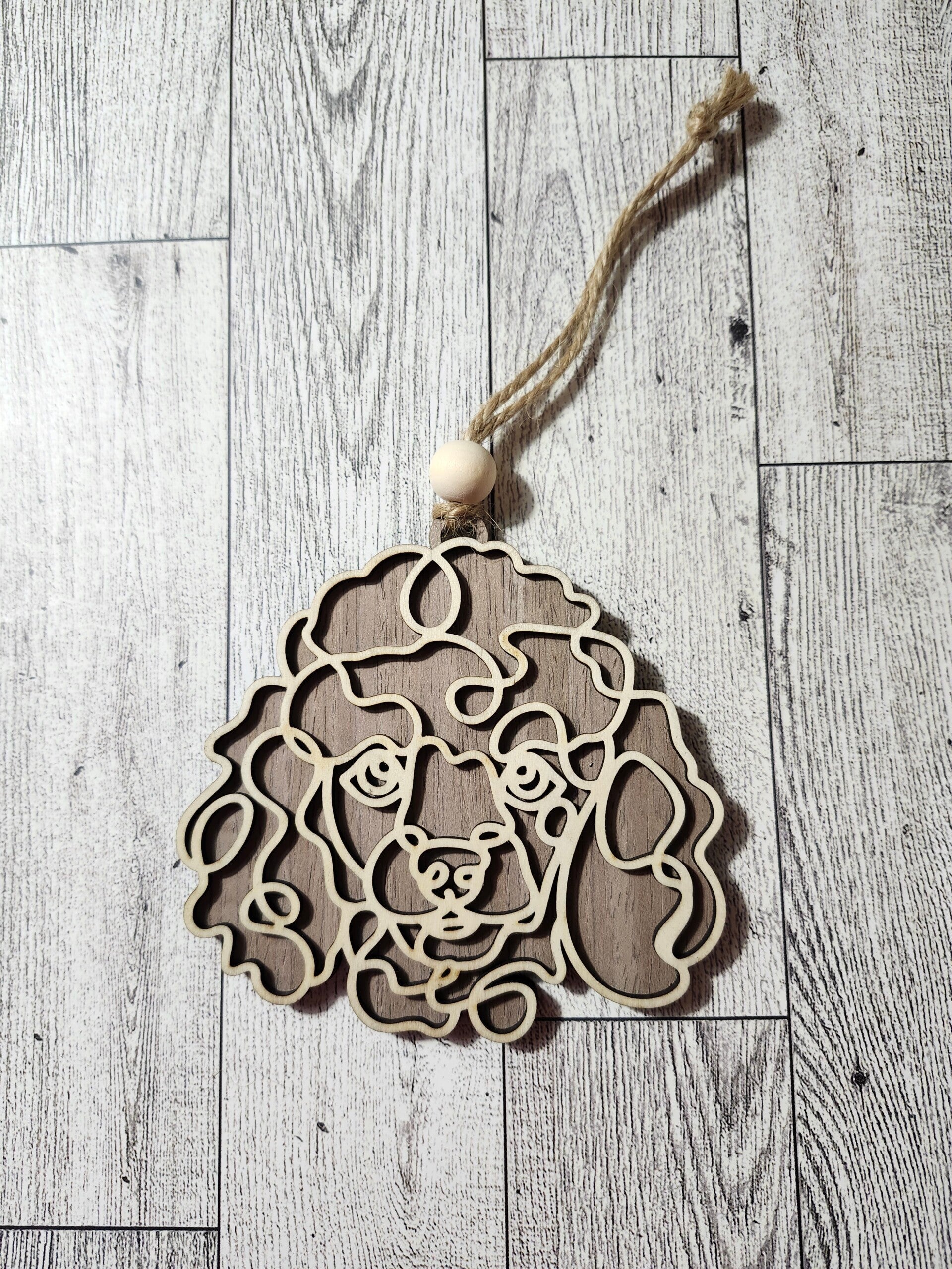"Poodle" Ornament