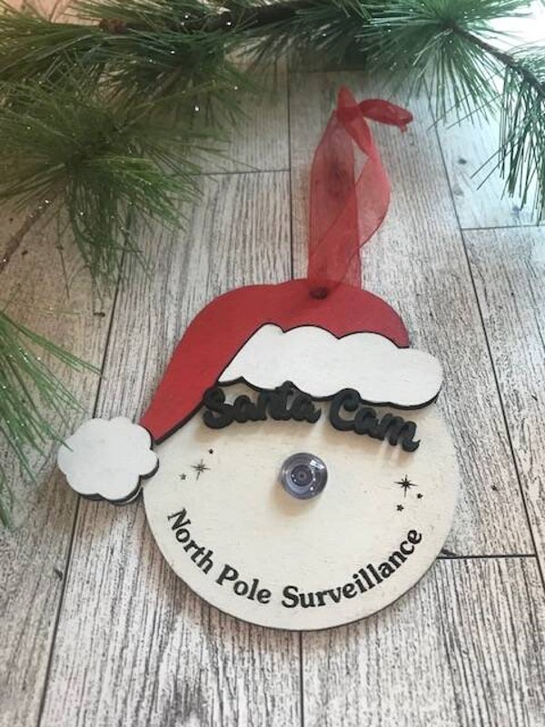 "Santa Cam" Christmas Ornament