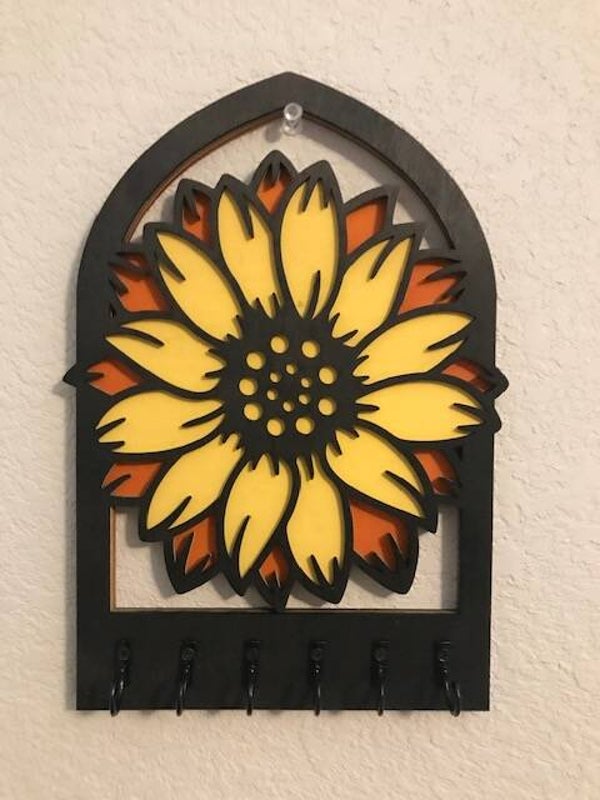 "Sunflower Key" Hanger