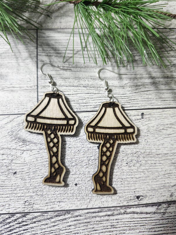 "Christmas Story Leg Lamp" Earrings