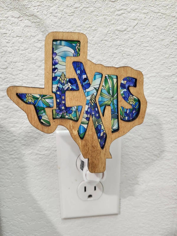 "Texas Blue Bonnet" Nightlight