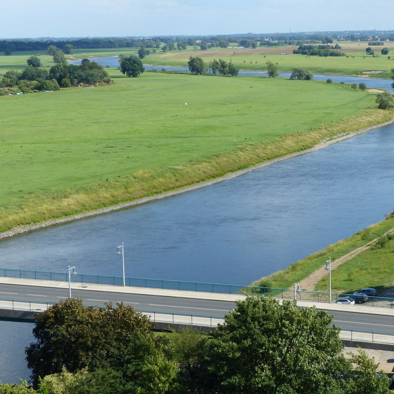 Blick auf die Elbe bei Torgau