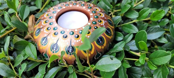 Teelicht-Mandala 10cm Orientalisch