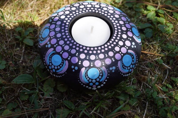 Teelicht-Mandala 10cm ViBl