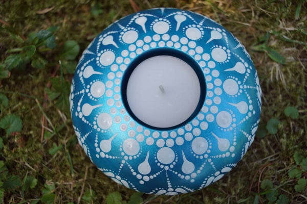 Teelicht-Mandala 10cm WeBl