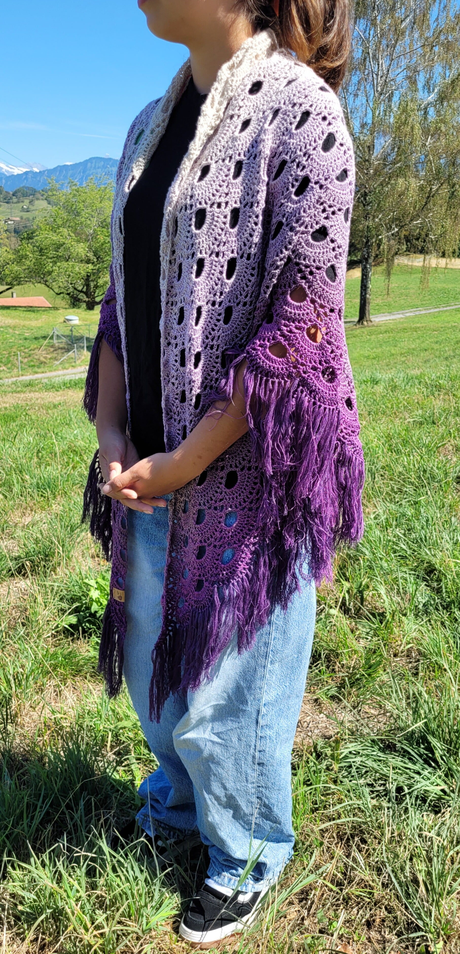 Muschelmuster Hell-Violette