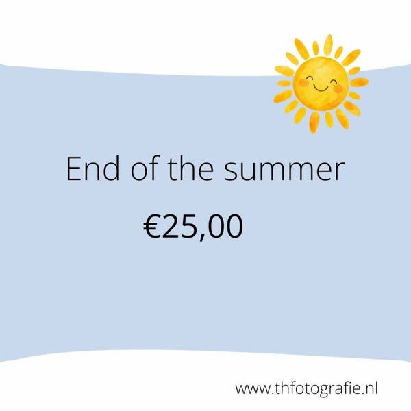 End of summer 2x kadobon €25
